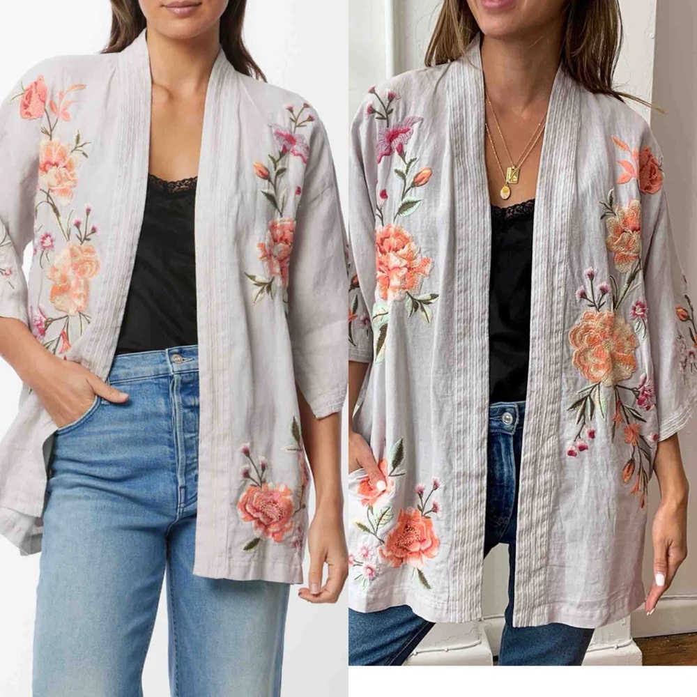 Johnny Was - Vienna Linen Kimono| 100% Linen| Size XS